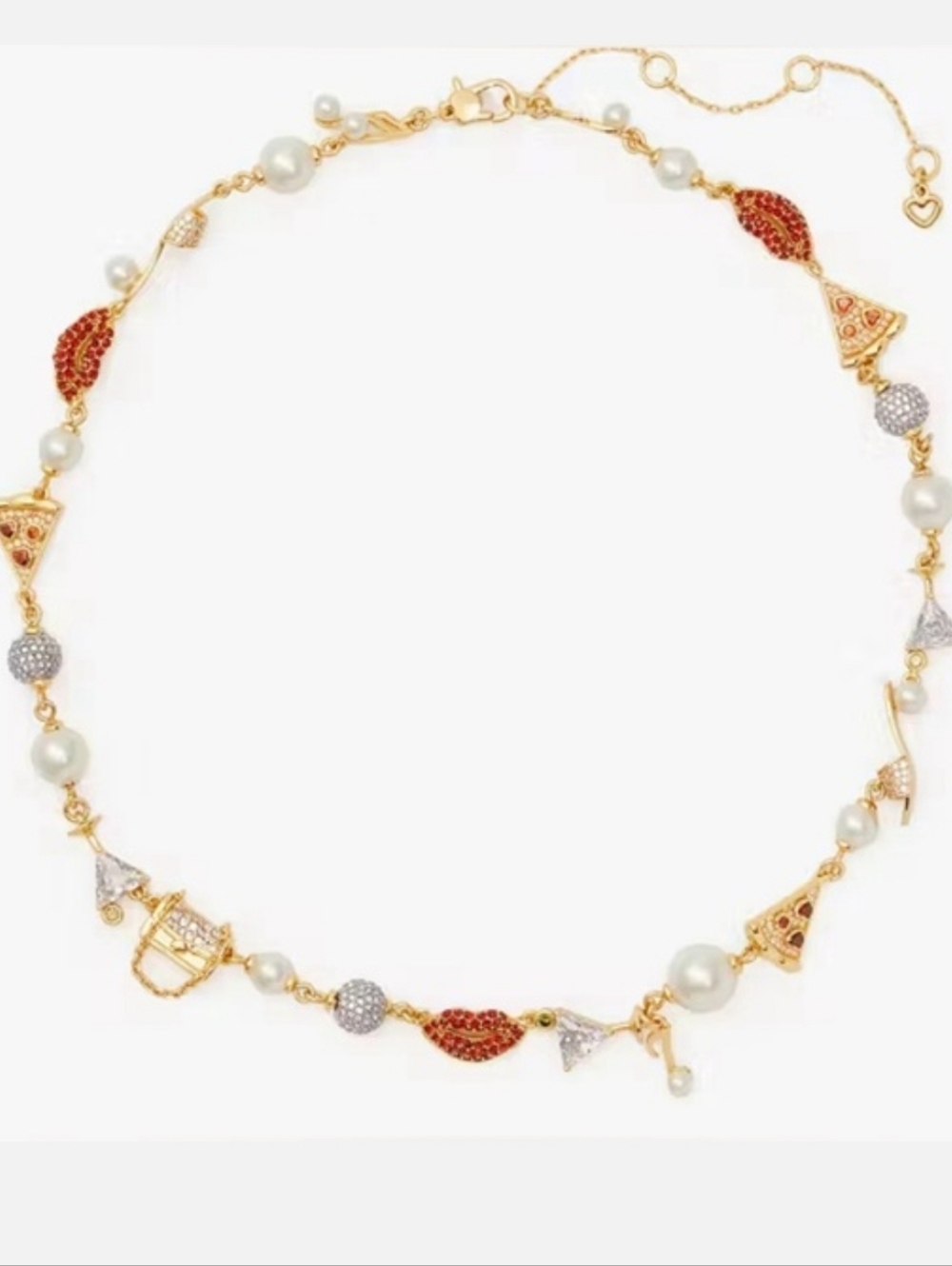 Kate Spade Hot The Town  Multicharm Necklace